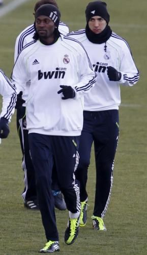 اديبايور في تدريبات ريال مدريد