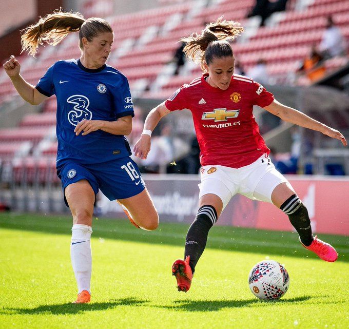 من لقاء مانشستر يونايتد وتشيلسي للسيدات