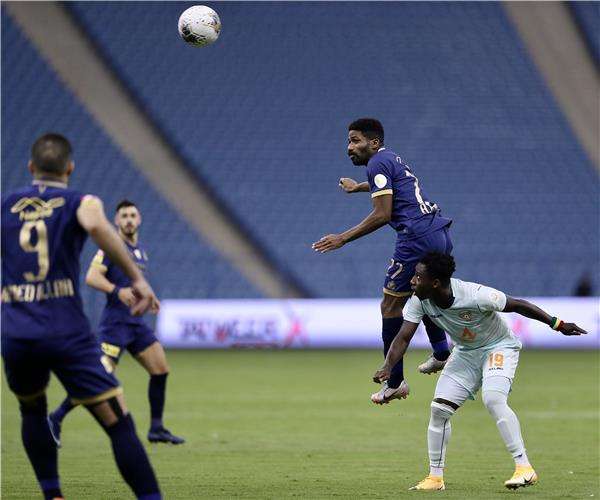 من مباراة سابقة للنصر