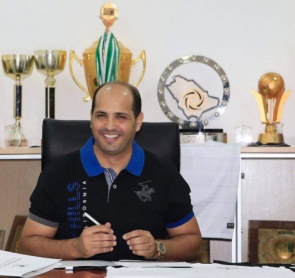 محمد العياري عند تمديد العقد اليوم 