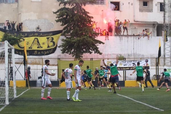 من مباراة البنزرتي وشبيبة القيروان