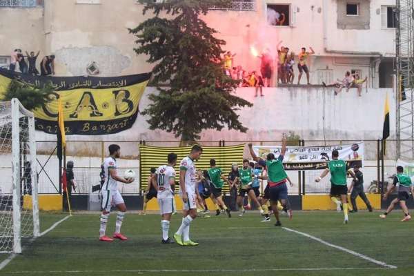 من مباراة البنزرتي وشبيبة القيروان