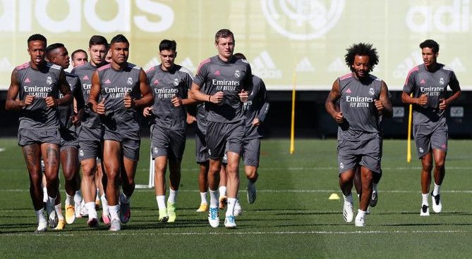 من مران ريال مدريد