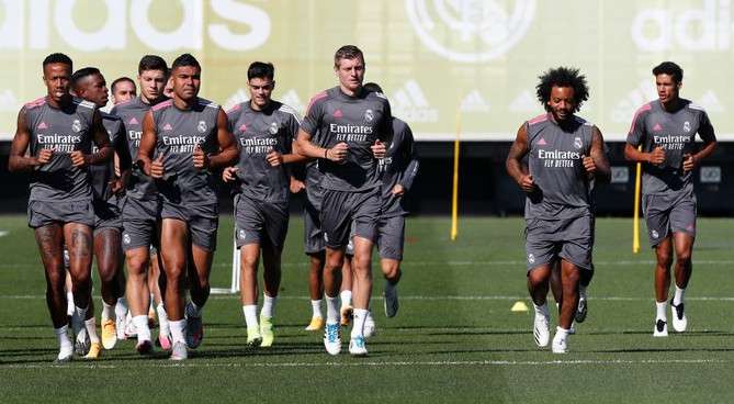 من مران ريال مدريد