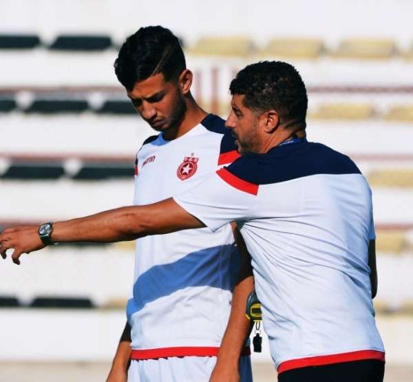 نوفل شبيل خلال التدريبات