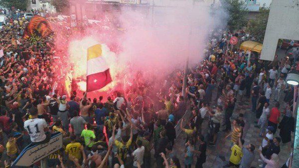 فرحة جماهير البنزرتي بعد ضمان البقاء