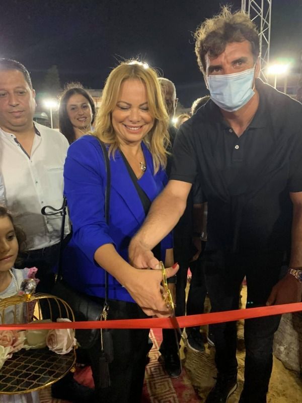 مالك الجزيري بصحبة سلمى المولهي