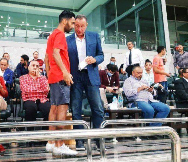  محمود الخطيب مع الشحات