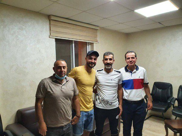 نديم البرغوتي (الثاني من اليسار)