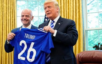 جياني إنفانتينو ودونالد ترامب