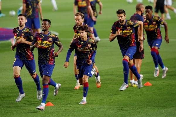 لاعبو برشلونة