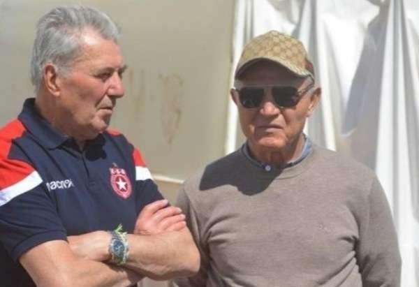 روجيه لومير صحبة رئيس النجم رضا شرف الدين