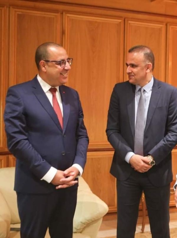 هشام المشيشي بصحبة وديع الجريء