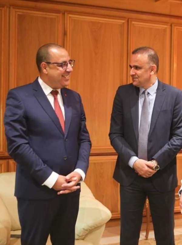 هشام المشيشي بصحبة وديع الجريء