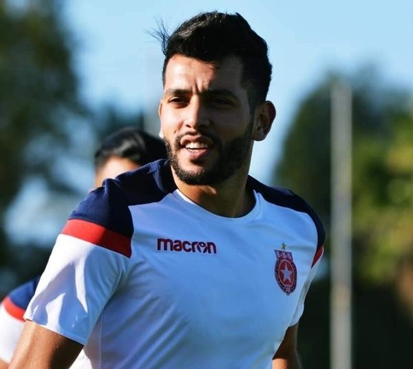 أمين بن عمر في تدريبات اليوم 