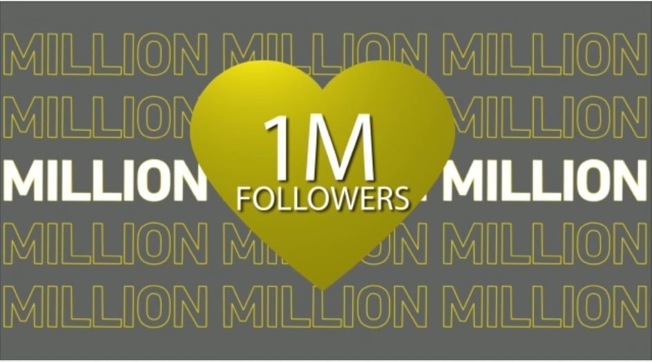 مليون متابع على حساب كووورة في إنستجرام