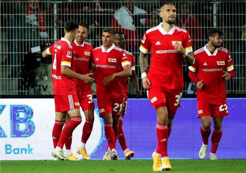 فرحة لاعبي يونيون برلين