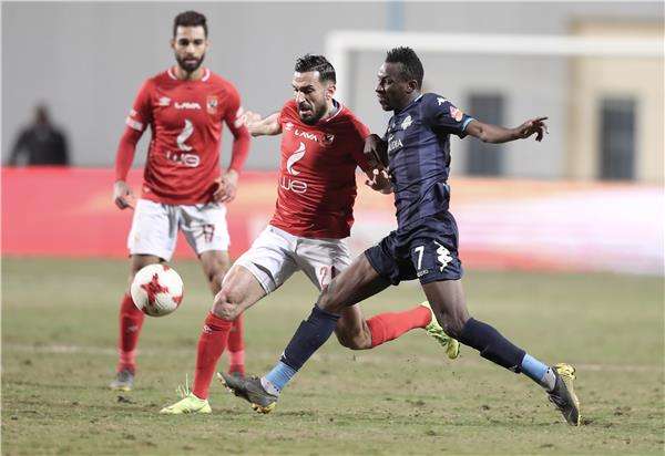 من مباراة سابقة بين الأهلي وبيراميدز