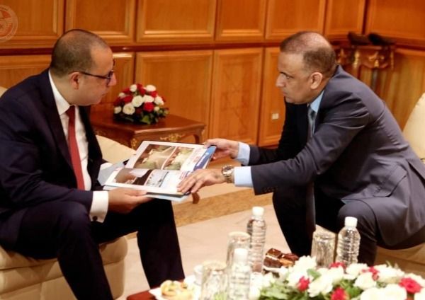 وديع الجريء صحبة رئيس الحكومة التونسية 