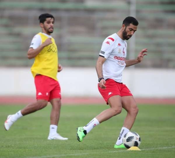 ياسين مرياح وسعد بقير بتدريبات المنتخب