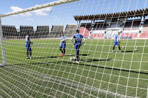 من تدريبات حراس منتخب تونس اليوم 