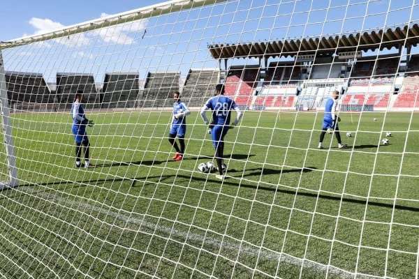 من تدريبات حراس منتخب تونس اليوم 