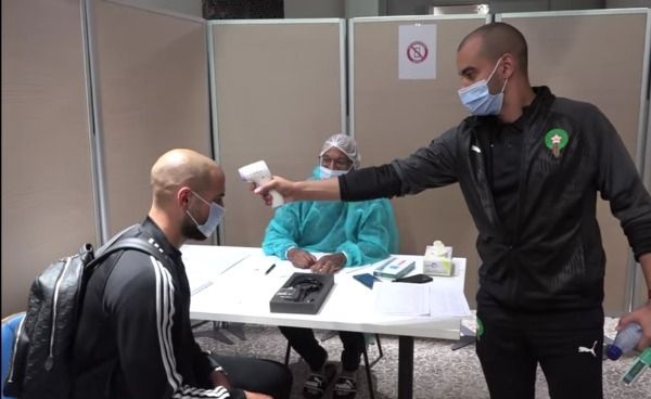 فحص كورونا بمعسكر المغرب