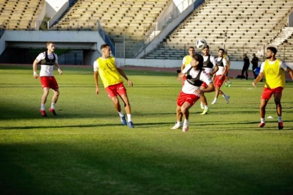 من تدريبات منتخب تونس مساء اليوم 