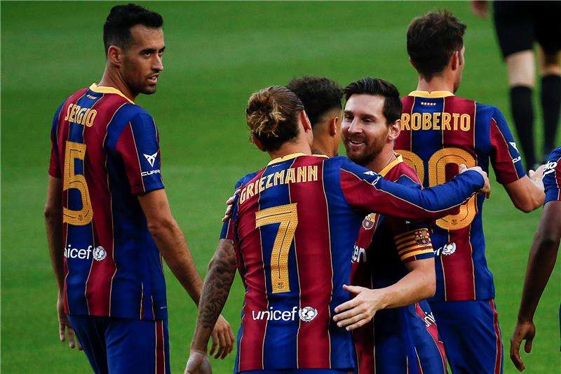 لاعبو برشلونة