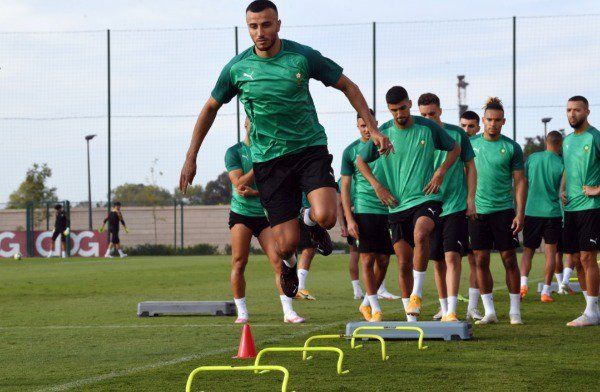 تدريبات منتخب المغرب