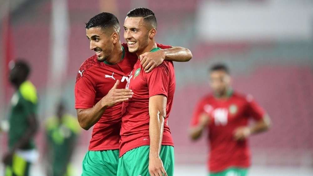 فرحة لاعبي المغرب