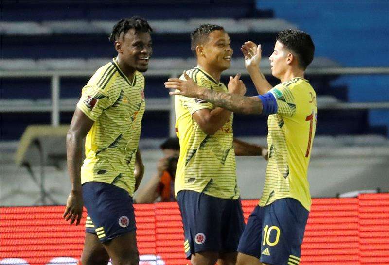 لاعبو كولومبيا