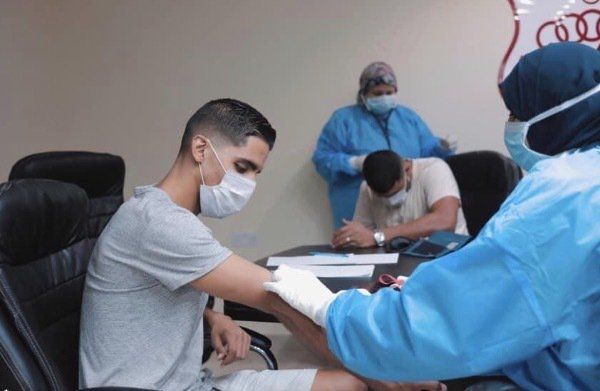 مسحة للاعبي أهلي بنغازي