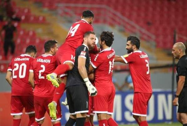 لاعبو منتخب لبنان