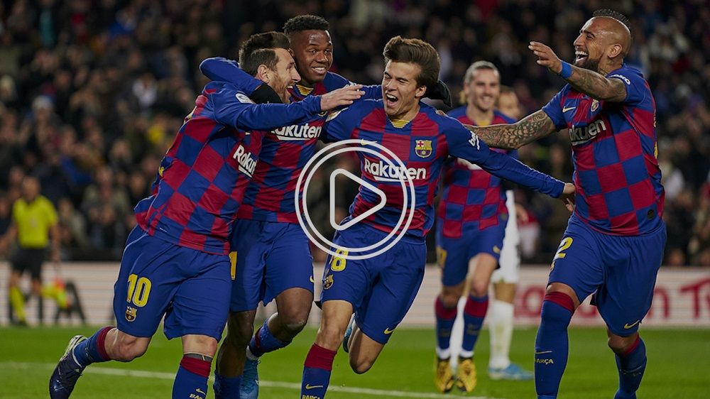 لاعبو برشلونة