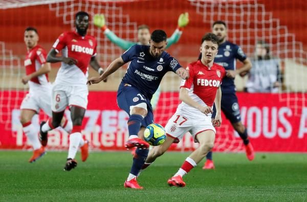 من مباراة سابقة بين موناكو ومونبيلييه