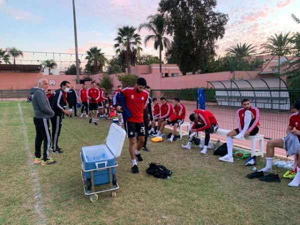 من تدريبات بيراميدز بالمغرب