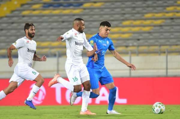 من مباراة الذهاب بين الزمالك والرجاء