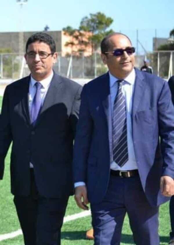 رئيس هلال الشابة توفيق المكشر ونائبه صابر بوعطي