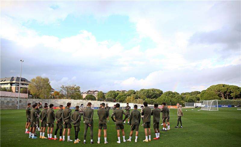 من مران أتلتيكو مدريد - أرشيفية