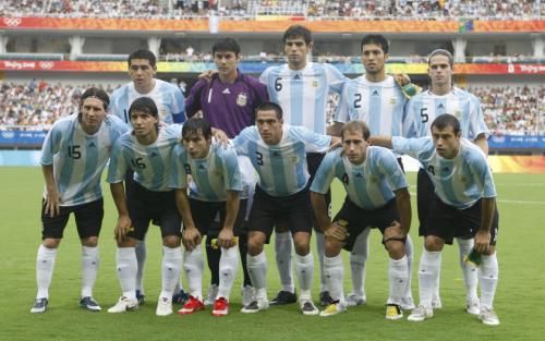 منتخب الأرجنتين في اولمبياد بكين الماضية