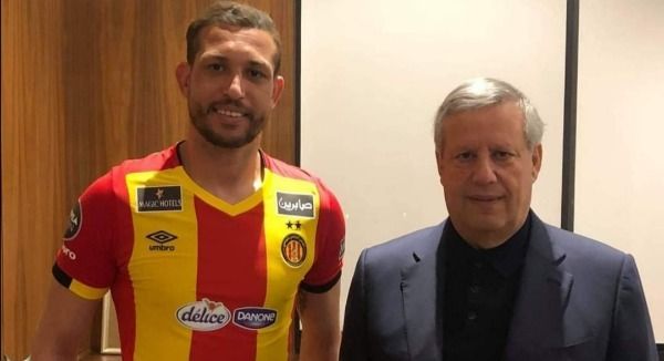 فاروق بن مصطفى مع رئيس الترجي حمدي المدب