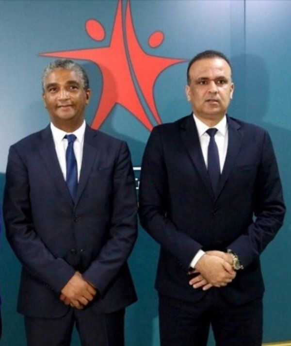 وزير الرياضة ووديع الجريء 