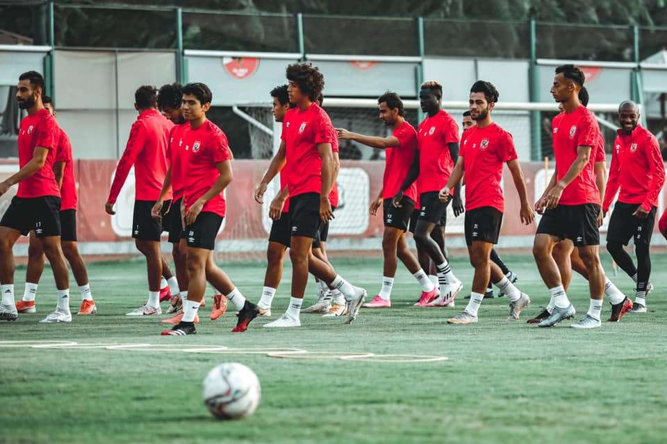 جانب من آخر مران للأهلي