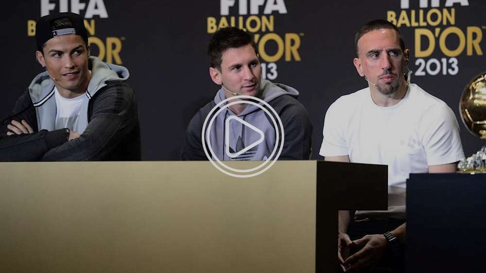 رونالدو وميسي وريبيري