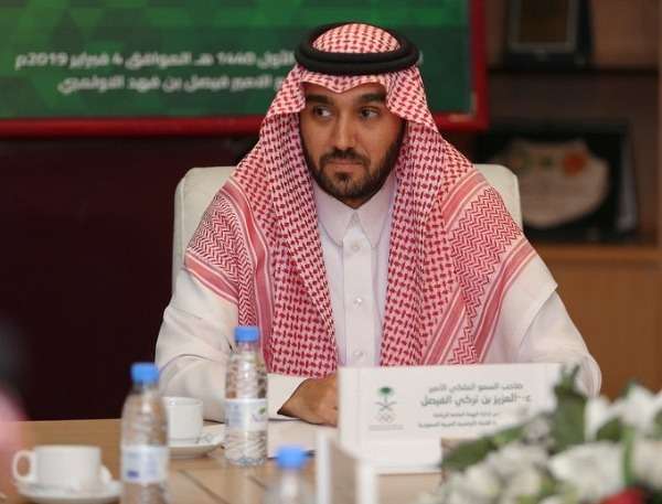 وزير الرياضة الأمير عبد العزيز بن تركي الفيصل