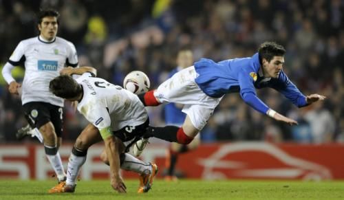 من لقاء رينجرز وسبورتينج لشبونة