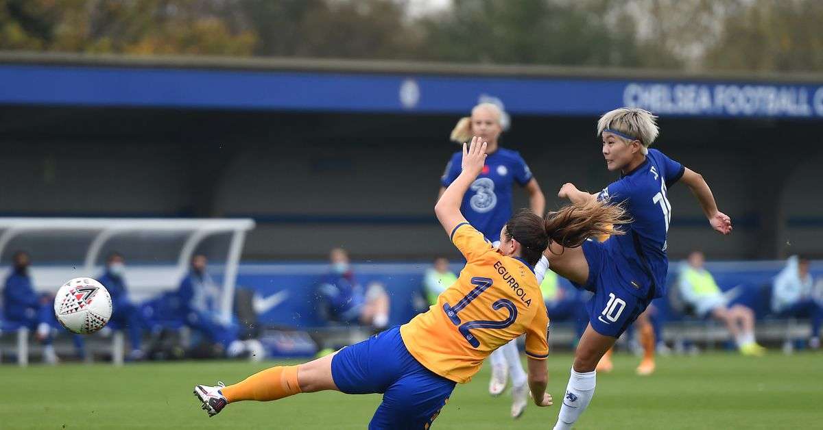 جي سو يون تسجل هدف التقدم لتشيلسي