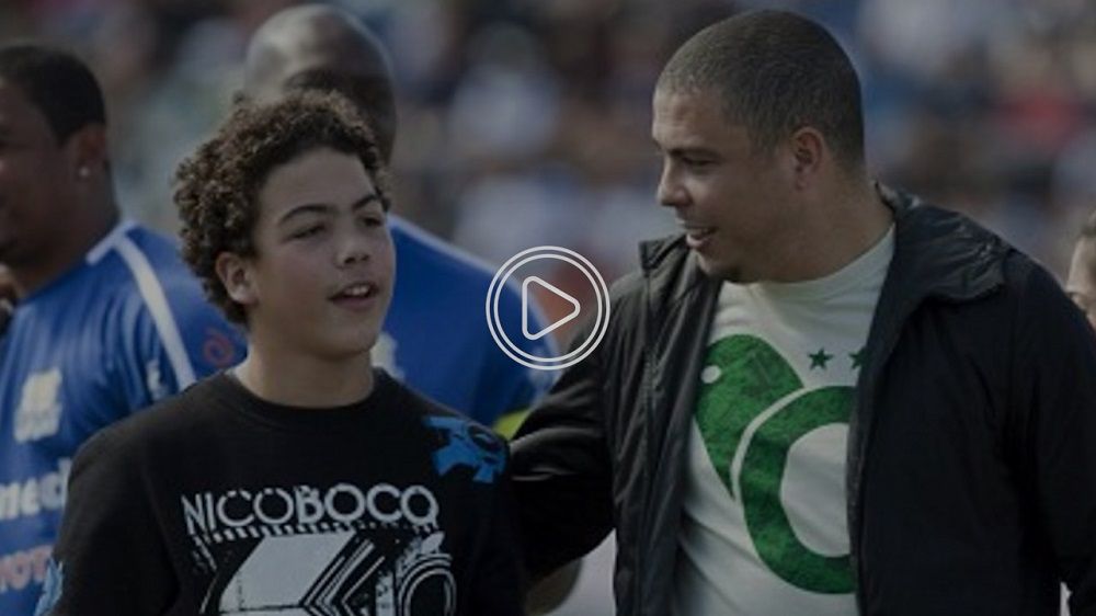 رونالدو وابنه