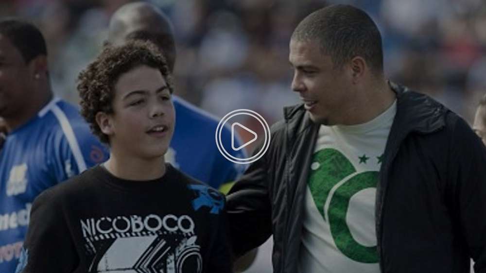 رونالدو وابنه